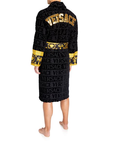 versace male robe|versace robe men cheap.